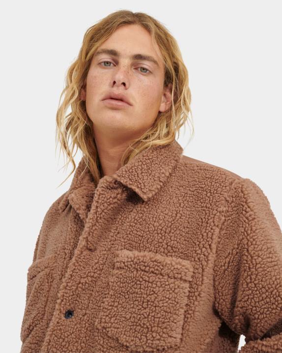 cabine Jaqueta Trucker Janson Sherpa UGG 20TJ273 homens