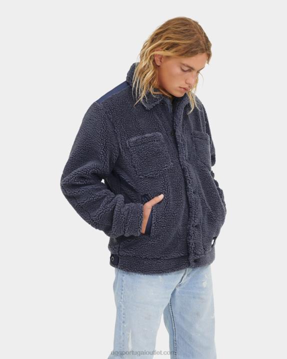 ciclone Jaqueta Trucker Janson Sherpa UGG 20TJ1886 homens
