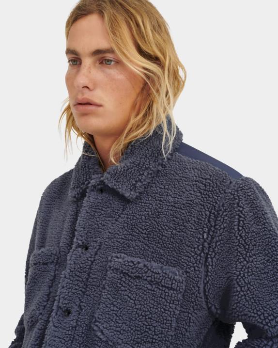 ciclone Jaqueta Trucker Janson Sherpa UGG 20TJ1886 homens