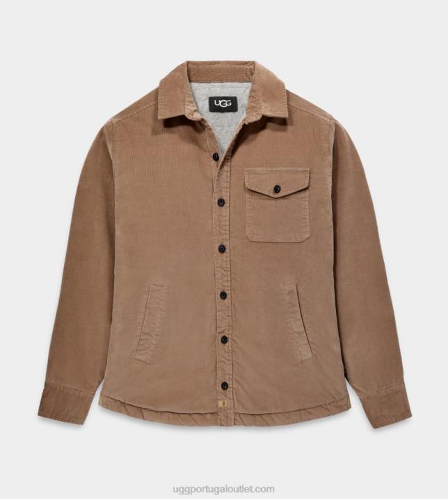 terra jaqueta de camisa de botão theodore UGG 20TJ1869 homens