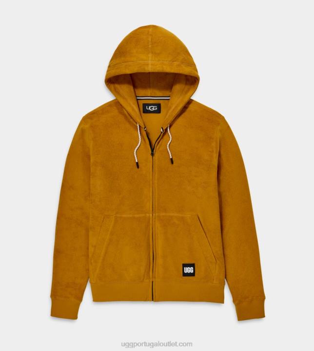 madeira de teca forster moletom com zíper completo UGG 20TJ283 homens