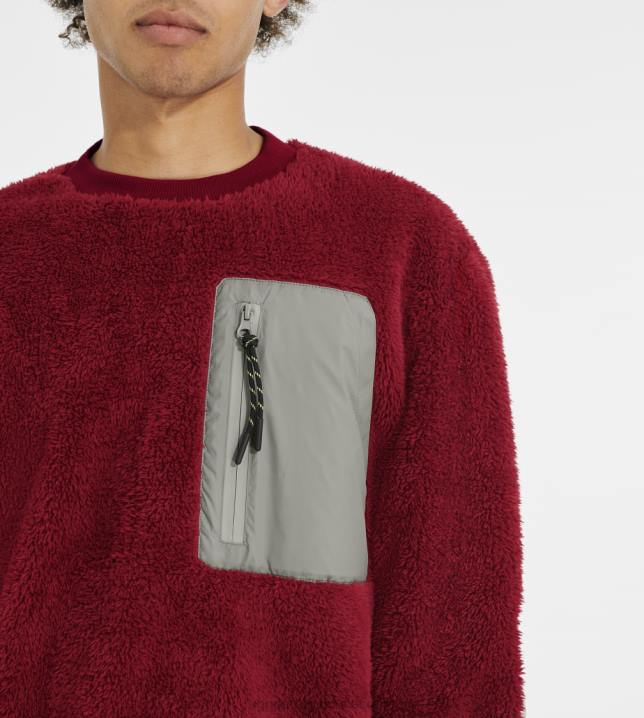 rico vermelho/pedra gola redonda niko sherpa UGG 20TJ295 homens