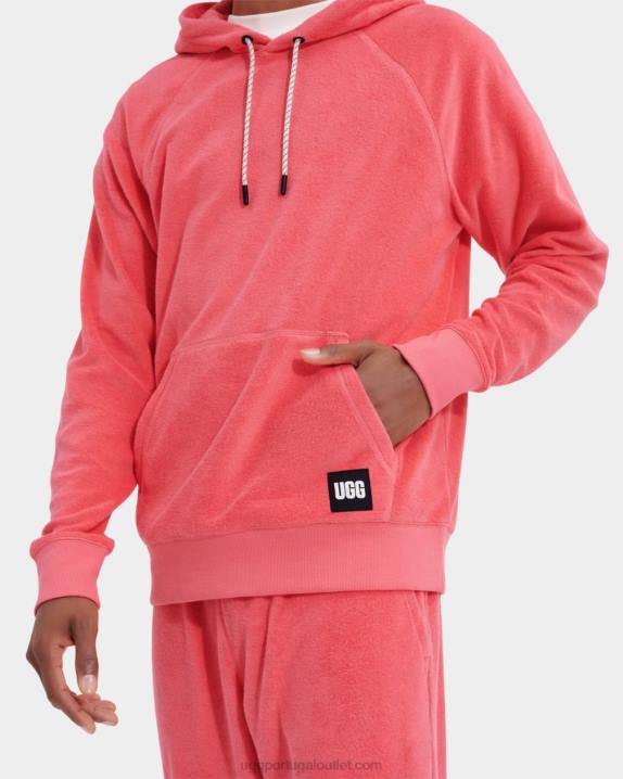 rosa pêssego moletom com capuz terrance UGG 20TJ2208 homens