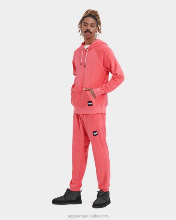 rosa pêssego moletom com capuz terrance UGG 20TJ2208 homens