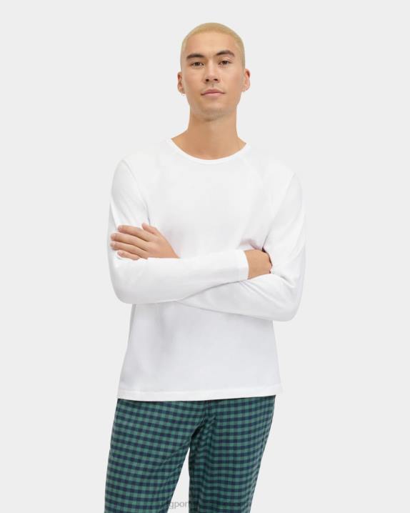 cheque branco/aloe vera conjunto de pijama steiner com caixa de presente UGG 20TJ2206 homens