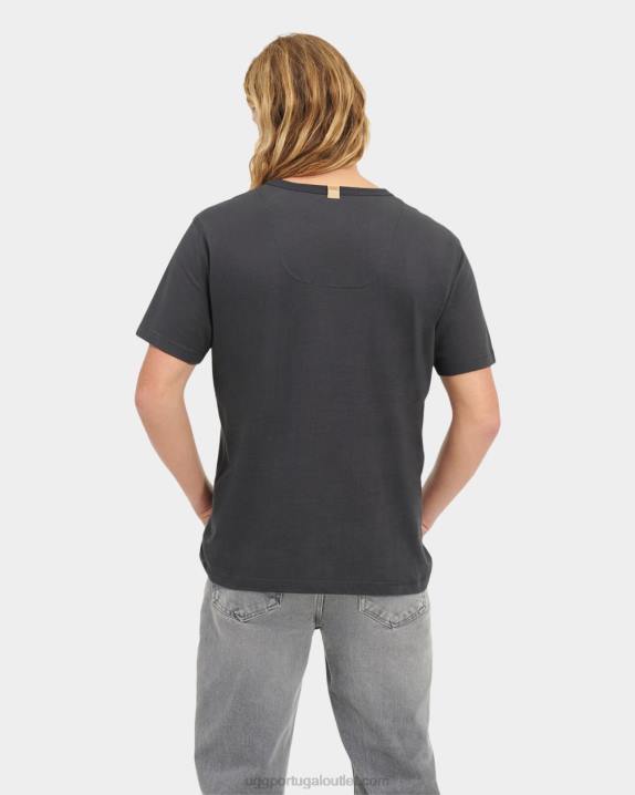 cinza escura camiseta manga curta corie UGG 20TJ1850 homens