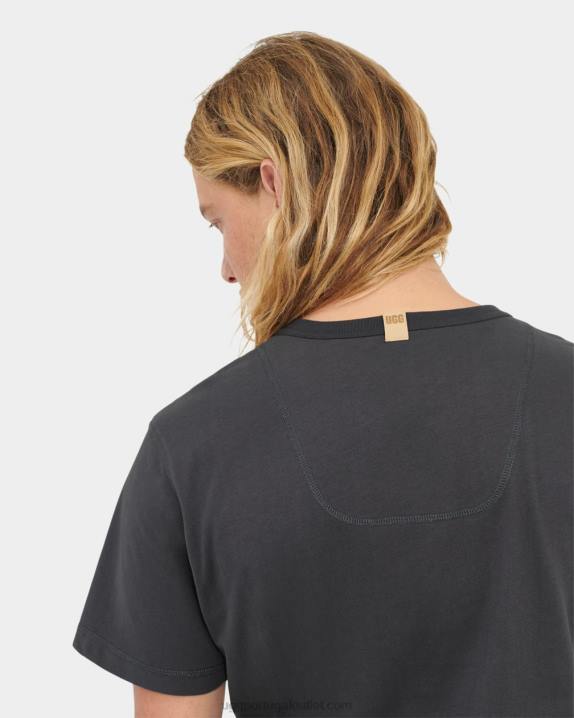 cinza escura camiseta manga curta corie UGG 20TJ1850 homens