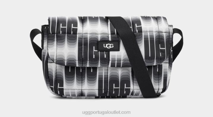 comprimento de onda preto/branco puff transversal dalton UGG 20TJ1381 mulheres