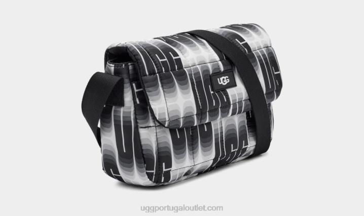 comprimento de onda preto/branco puff transversal dalton UGG 20TJ1381 mulheres