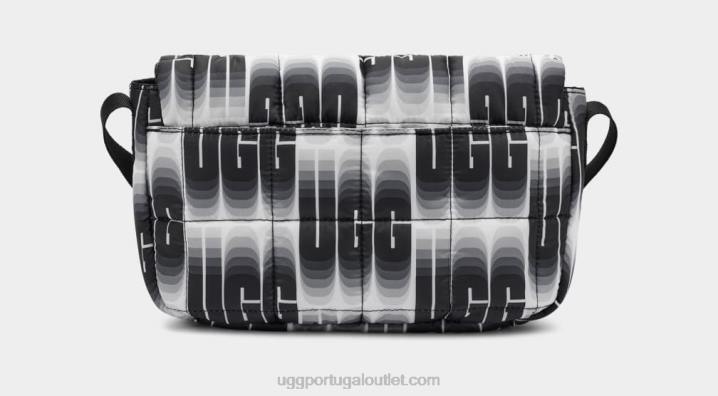 comprimento de onda preto/branco puff transversal dalton UGG 20TJ1381 mulheres