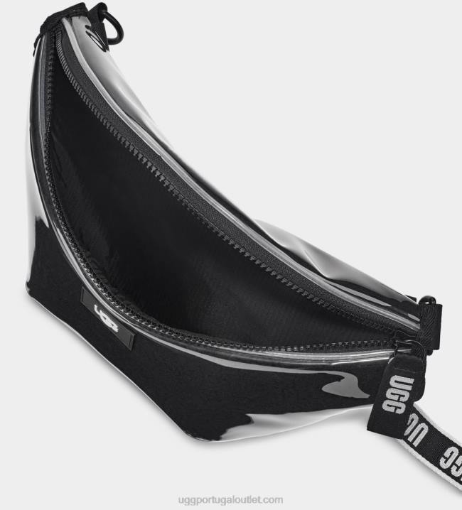 preto bolsa de cintura nasha transparente UGG 20TJ1398 mulheres