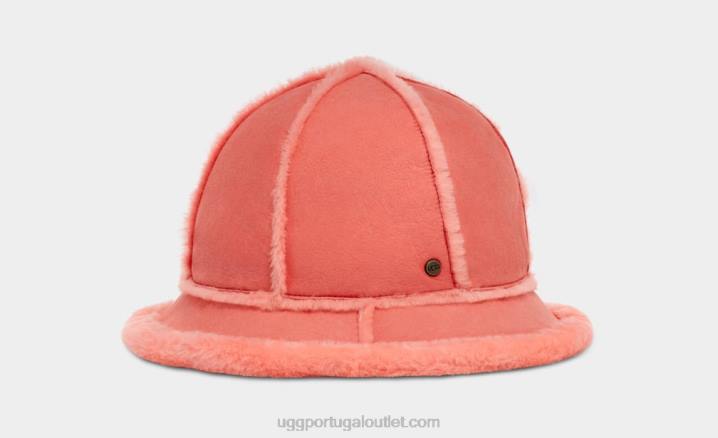 estrela do mar rosa chapéu de balde de pele de carneiro UGG 20TJ154 mulheres