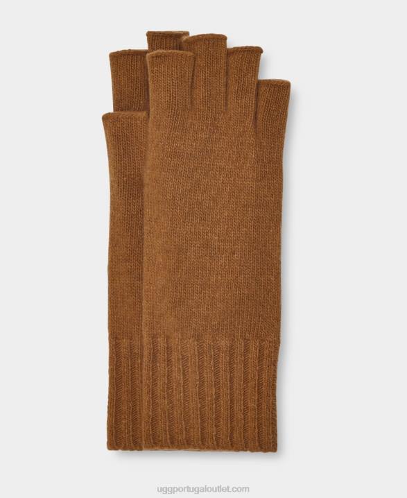 camello scuro luva sem dedos pryce UGG 20TJ134 mulheres
