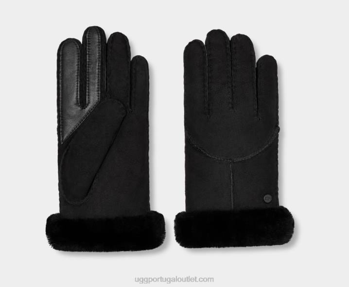 preto luva de pele de carneiro UGG 20TJ1268 mulheres