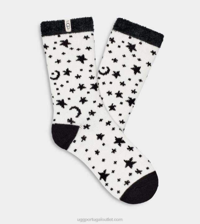branco celeste josephine meia forrada de lã UGG 20TJ646 mulheres