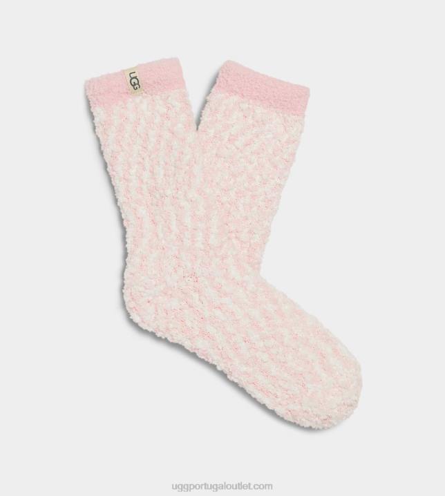 rosa concha meia de chenille aconchegante UGG 20TJ4 mulheres