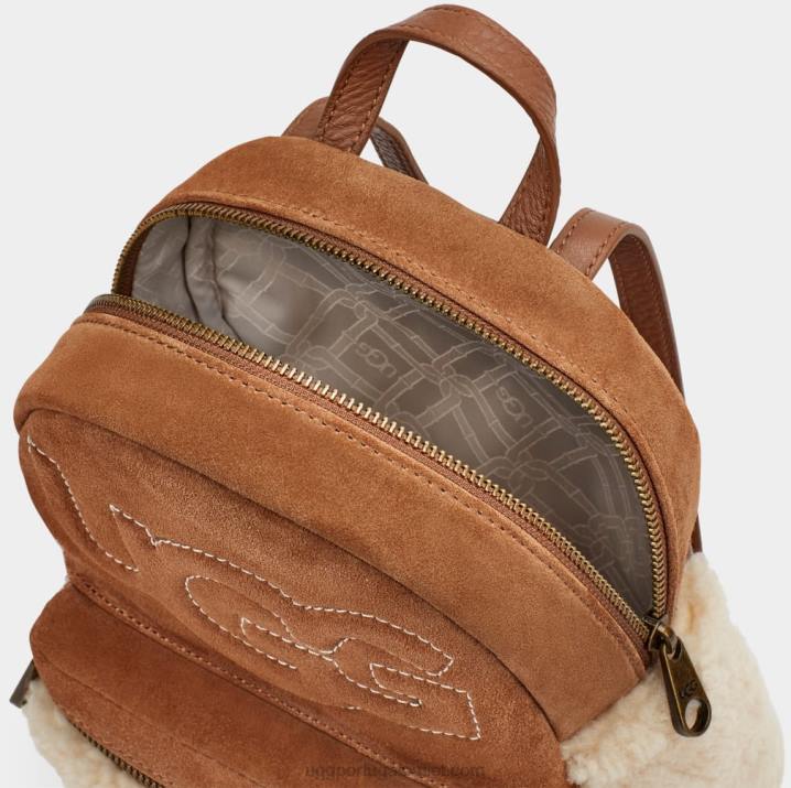 castanha dannie ii mini mochila pele de carneiro UGG 20TJ166 mulheres