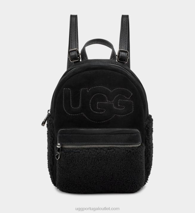 preto dannie ii mini mochila pele de carneiro UGG 20TJ1206 mulheres