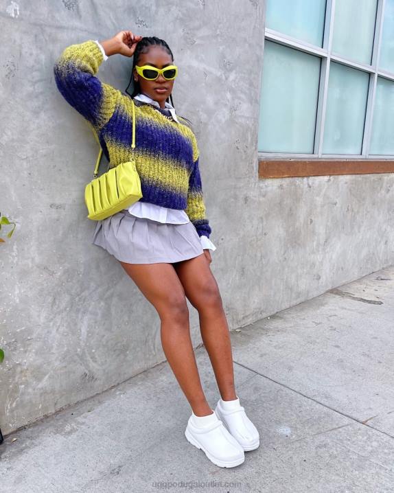 Branco brilhante tasman x UGG 20TJ427 mulheres