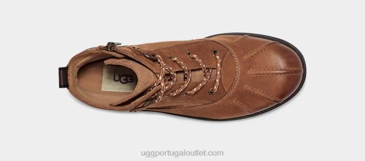 couro castanho pato Habsburgo UGG 20TJ584 mulheres