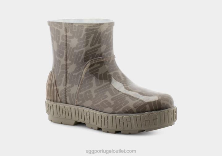 musgo verde monograma gráfico drizlita UGG 20TJ2121 mulheres