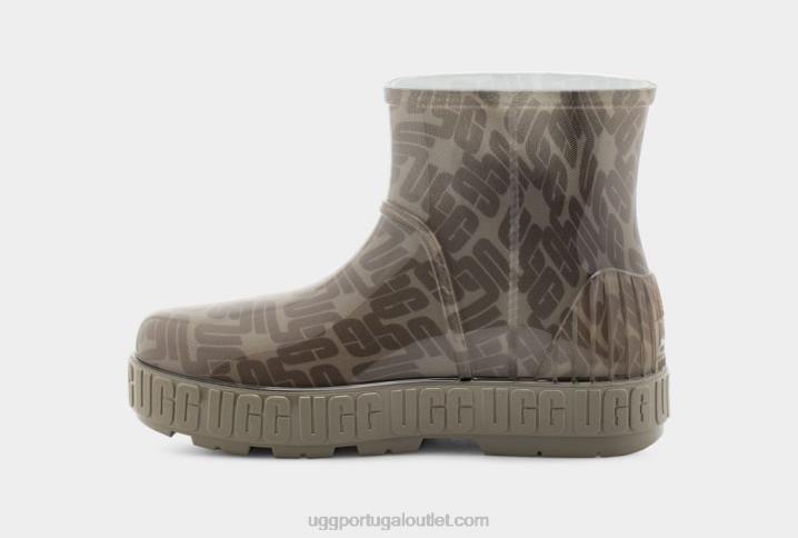 musgo verde monograma gráfico drizlita UGG 20TJ2121 mulheres