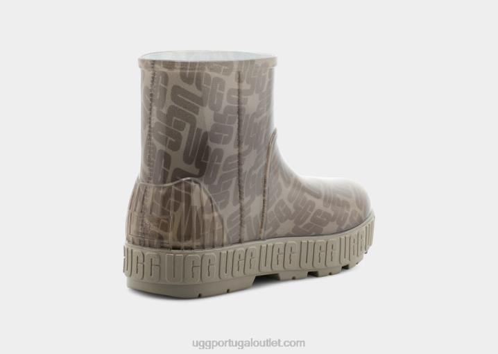 musgo verde monograma gráfico drizlita UGG 20TJ2121 mulheres