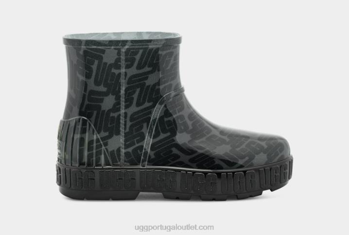preto monograma gráfico drizlita UGG 20TJ2120 mulheres