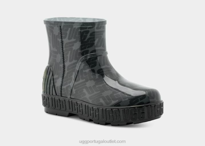 preto monograma gráfico drizlita UGG 20TJ2120 mulheres