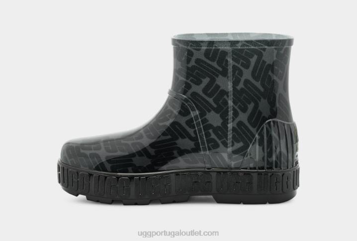 preto monograma gráfico drizlita UGG 20TJ2120 mulheres