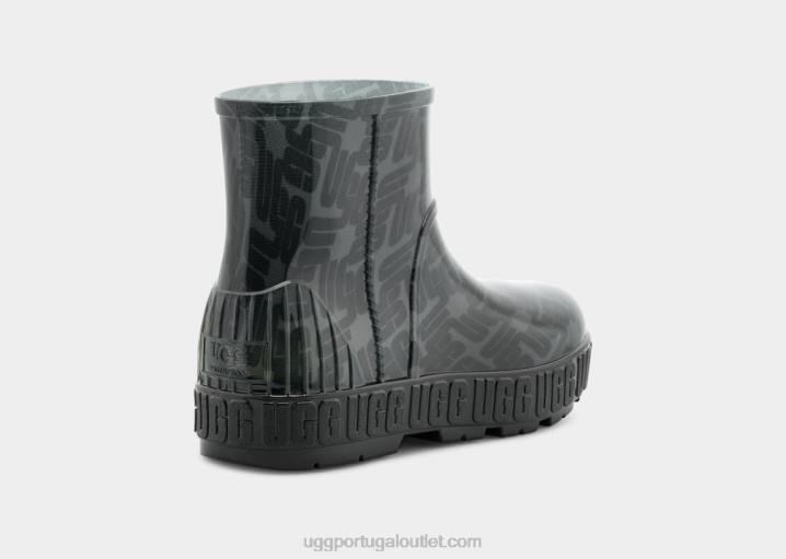 preto monograma gráfico drizlita UGG 20TJ2120 mulheres