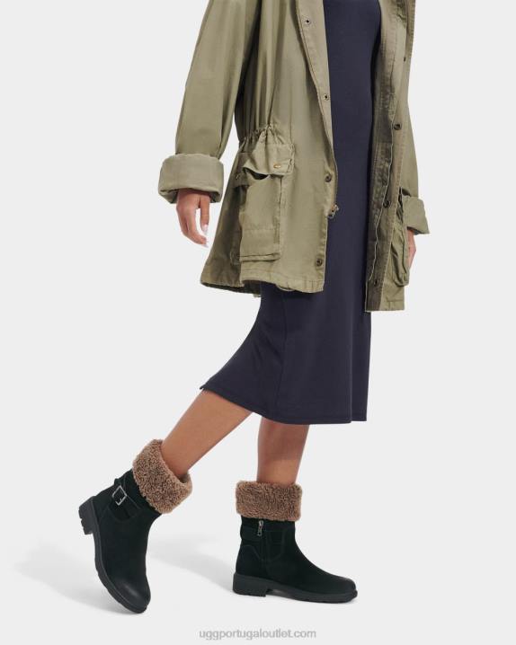 Camurça preta punho de Harrison UGG 20TJ2044 mulheres