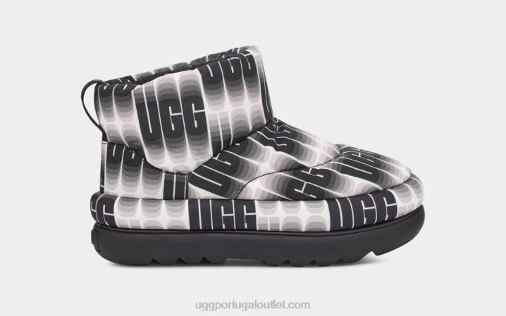 Preto branco clássico maxi comprimento de onda mini UGG 20TJ697 mulheres