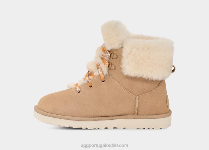 areia mini laço alpino clássico UGG 20TJ34 mulheres