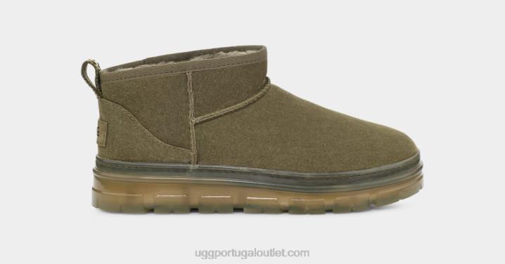 azeitona queimada clássico ultra mini claro UGG 20TJ789 mulheres