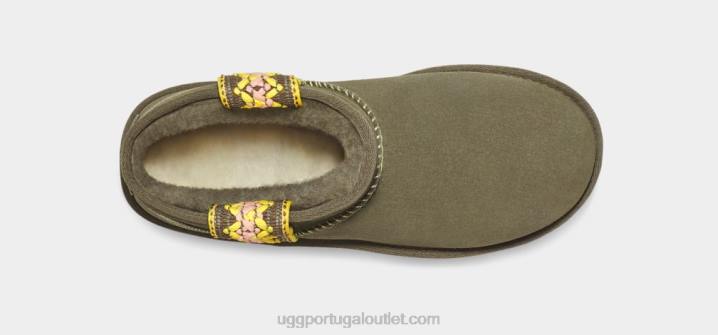 azeitona queimada plataforma ultra mini trança clássica UGG 20TJ658 mulheres