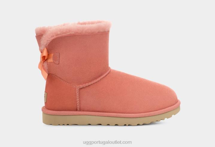 casca de caranguejo bota mini bailey bow ii UGG 20TJ38 mulheres