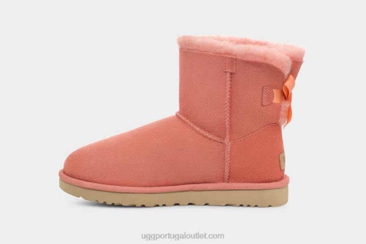 casca de caranguejo bota mini bailey bow ii UGG 20TJ38 mulheres