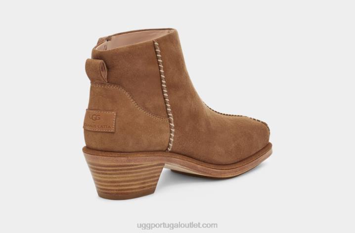 castanha + bota cowboy eckhaus latta block UGG 20TJ26 mulheres