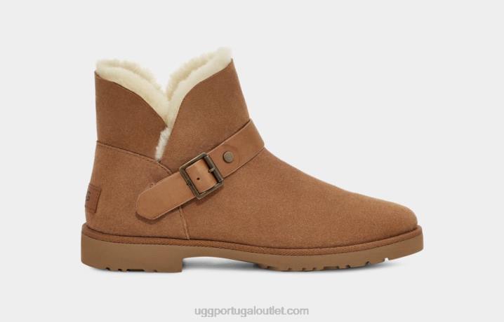 castanha fivela curta romena UGG 20TJ2129 mulheres