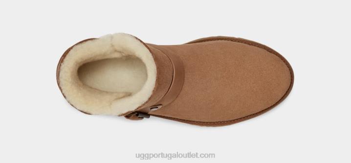 castanha fivela curta romena UGG 20TJ2129 mulheres