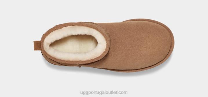 castanha plataforma ultra mini clássica UGG 20TJ588 mulheres
