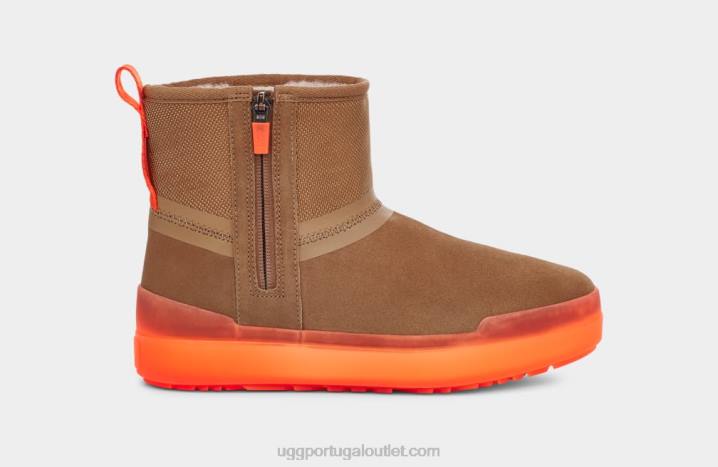 castanha tecnologia clássica mini UGG 20TJ835 mulheres