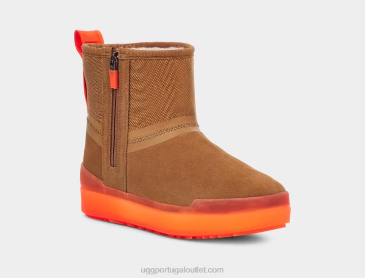 castanha tecnologia clássica mini UGG 20TJ835 mulheres