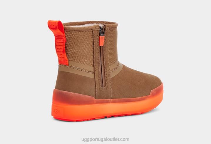 castanha tecnologia clássica mini UGG 20TJ835 mulheres