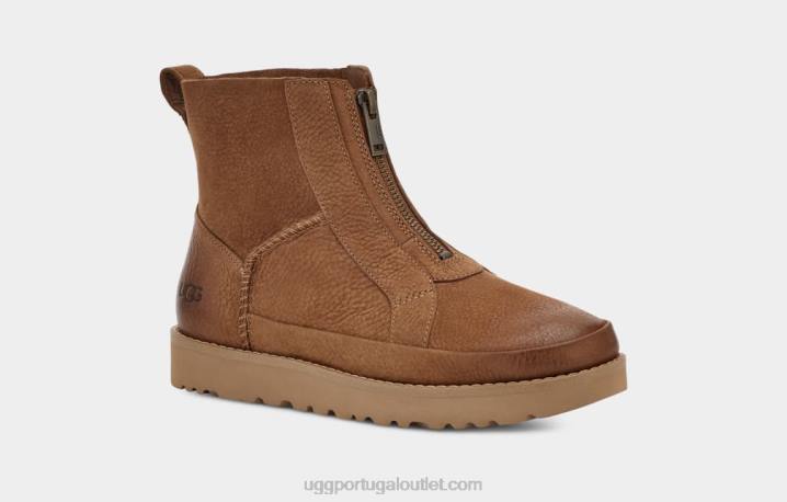 castanha zíper frontal desconstruído UGG 20TJ692 mulheres