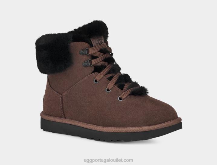 cedro queimado mini laço alpino clássico UGG 20TJ533 mulheres
