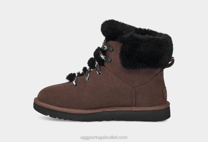 cedro queimado mini laço alpino clássico UGG 20TJ533 mulheres