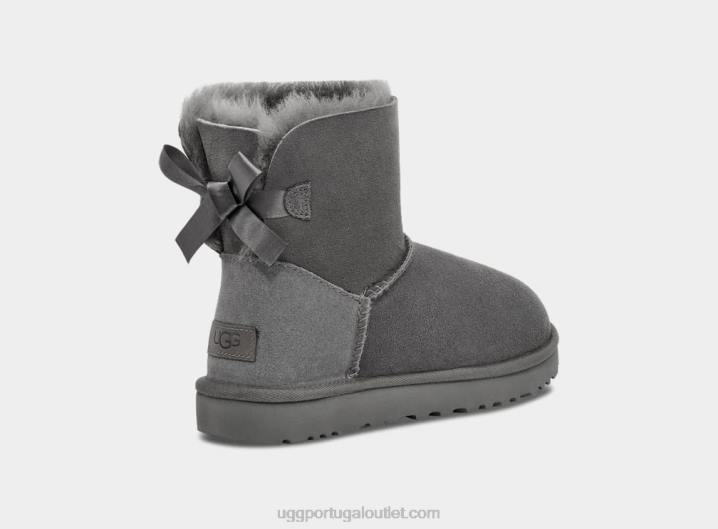 cinza bota mini bailey bow ii UGG 20TJ361 mulheres