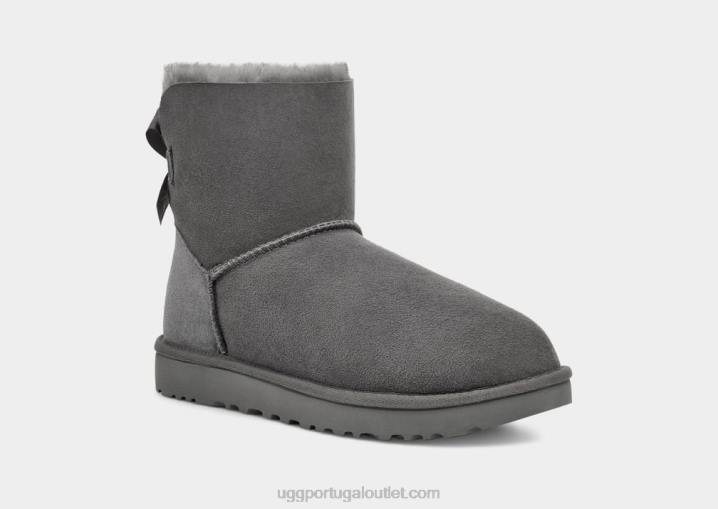 cinza bota mini bailey bow ii UGG 20TJ361 mulheres